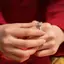 Siyuyan Phật Giáo Tây Tạng Cầu Nguyện Bánh Xe Nhẫn Lu Luân Xa Nhẫn Hoa Sen Mở Có Thể Điều Chỉnh Xoay Nhẫn Quà Tặng VN