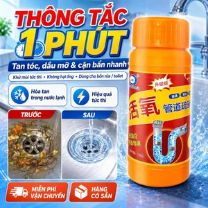 🔥sốc🔥Thông tắc 1 phút dung dịch thông cống | Khử mùi bồn cầu hiệu quả tức thì | Tẩy sạch tắc nghẽn bồn cầu vệ sinh ống