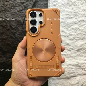 Ốp Điện Thoại Cho Samsung s26ultra s25 s24Ultra Graphene Làm Mát Mecha Style Vỏ Mềm TPU Chống Sốc
