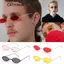 CATIYAHA Vintage Shades Mùa Hè Khung Nhỏ Phụ Kiện Kính Chống Nắng