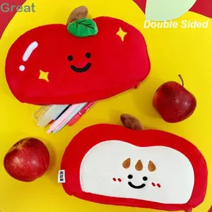 Túi đựng bút TUYỆT VỜI, Túi văn phòng phẩm dung tích lớn sang trọng, Bút chì hai mặt đa chức năng dễ thương