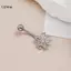 LUImo Chống Thấm Nước Thép Không Gỉ Tòn Tòn Ten Bụng Nút Nhẫn Chống Rỉ Rốn Xuyên Trang Sức Cho Mùa Hè Đi Biển SBS