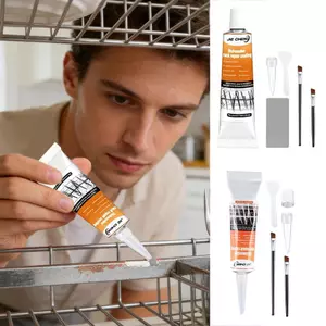 Bộ dụng cụ sửa chữa giá máy rửa chén Lớp phủ 50ml Gel lâu trôi với 2 cọ cho lò nướng gia đình Chiên nướng cắm trại mueadsyvn