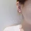 Hàn Quốc Niche Nhiều Màu Sắc Dầu Nhỏ Giọt Vòng Tròn Bông Tai Nhiều Màu Sắc Pháp Thoáng Mát Phong Cách Bông Tai Hợp Thời Trang 6.16