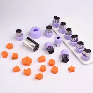 Bộ dụng cụ tỉa khuôn hình hoa quả 12 chi tiết khuôn hình khác nhau giúp tỉa củ quả dễ dàng đẹp mắt
