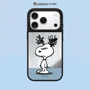 Gương Hoạt Hình Scuffy Puppy Từ Tính Ốp Lưng Điện Thoại IPhone 16 15 14 13 16 Plus 17 Pro Max 17 Vỏ Khí Chống Sốc Bảo Vệ Vỏ