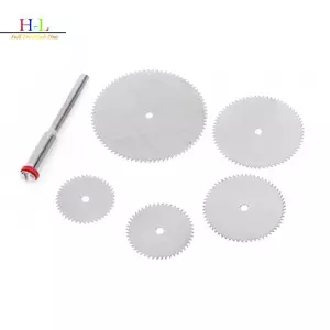 HL 6 Cái / bộ Đĩa Cắt Kim Loại Lát Thép Không Gỉ Với 1 Chân Đế Cho Dụng Cụ Xoay 16 18 22 25 32 Mm Đĩa Cắt Dụng Cụ Cầm Tay LMWU