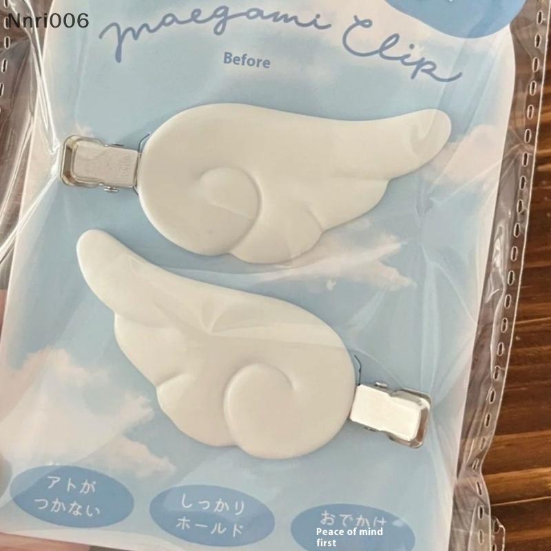 [N6] Y2K Kẹp Tóc Cánh Thiên Thần Phong Cách Nhật Bản Barrettes Phụ Kiện Mũ Đội Đầu Ngọt Ngào Dễ Thương [Vn]