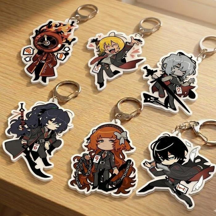 Limbus Company Chibi: High-Quality 5cm Acrylic Keychain - Double-Sided Print - YI SANG