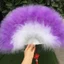 Quạt Gấp Sườn Xám Sàn Diễn Vũ Vũ Vũ Quạt Cổ Hanfu Nữ Lông Vũ Hiệu Suất Siêu Cổ Tích Phong Cách