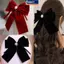 MAKY Thanh Lịch Nhung Nơ Tóc Ruy Băng Nơ Đuôi Ngựa Barrette Tóc Nữ Cô Gái Tiệc Cưới Phụ Kiện Tóc VN