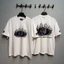 Chất Lượng Cao 7216#象牙白 Áo thun thường ngày Real Shot American Simple Street Wear Loose Casual