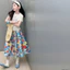 Váy hoa bé gái mùa hè Phong cách mới Váy thường ngày màu thời trang trẻ em