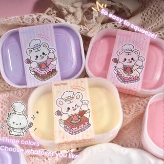 Chắc Chắn Slime Đồ Chơi Mềm Tăng Chậm Dính Phục Hồi Hộp Bánh Bơ Kem Chống Đồ Chơi Kem Phô Mai Căng Thẳng Bánh Mì Mô Phỏng