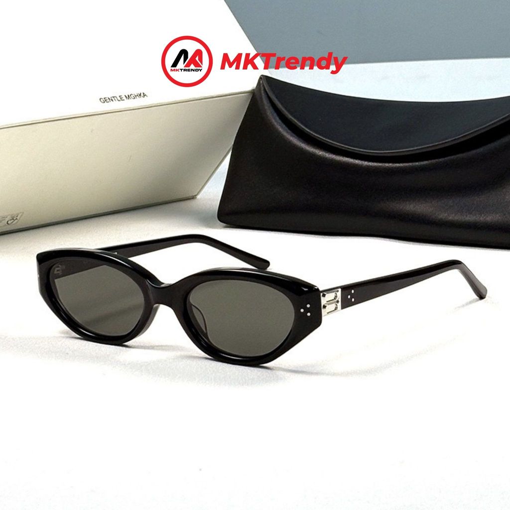 Kính râm mắt mèo MKTRENDY kính mát thời trang nam nữ chống tia UV chống nắng phong cách sang trọng T601