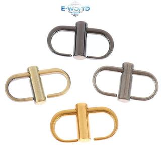 E-WOITD 2X Có Thể Điều Chỉnh Kim Loại Bule Kẹp Túi Xách Dây Xích Chiều Dài Ngắn Túi Phụ Kiện E-WOITD