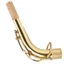 Ống cổ Saxophone ROLY, Cổ Saxophone Alto vàng bằng đồng, Đường kính cổng 2,45cm / 0,96in chuyên nghiệp Alto Saxophone cho Alto Saxophones Sử dụng