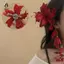 Màu Đỏ Lily Of The Valley Lily sels Kẹp Tóc Cánh Hoa Dubill Hairgrip Mô Phỏng Hoa Bé Gái Nữ Mũ Đội Đầu Phụ Kiện Mới