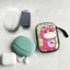Túi lưu trữ sạc Crayon Shin-Chan dễ thương, Túi sắp xếp cáp thiết kế in da PU, Túi đựng điện tử đóng cửa có dây kéo dung tích lớn Sử dụng du lịch