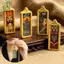 Mặt dây chuyền Tara Thangka mạ vàng để tăng cường các nghi lễ và phước lành tâm linh