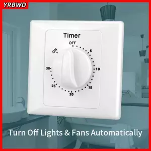YRBWD Cơ khí điều khiển điện, Tự động tiết kiệm năng lượng Máy bơm nước hẹn giờ Ổ cắm công tắc hẹn giờ, Công tắc hẹn giờ quay ngược đáng tin cậy Thiết bị gia dụng