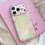 Ốp Điện Thoại Acrylic Thủy Tinh Màu Gradient Trái Tim Tình Yêu Cho iPhone 17 Pro Max 16 15 14 Vỏ Bảo Vệ Chống Sốc