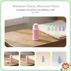 1 Chiếc Mini Pastel Nhiệt Mẫu Thiết Kế Dễ Thương Nhựa Chắc Chắn Cho Nhà Búp Bê Cát Trang Trí Bàn Đạo Cụ Chụp Ảnh
