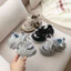 Giày bé đế dày lưới phối dây buộc dây dính đế chống trượt | Đi chơi đi học ngoài trời hàng ngày cho trẻ nhỏ