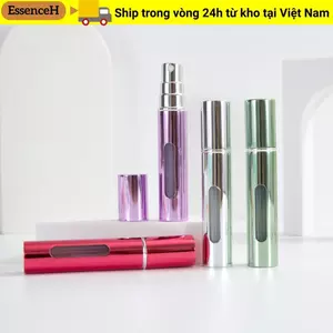 Bình phun ESSENCEH, có thể đổ lại bằng chai nước hoa xịt, Bình xịt Mini cầm tay 10ml rỗng Du lịch