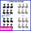 Guansfs Bộ chỉnh dây đàn guitar 6 miếng Ejoyous Đầu máy bán kín Bộ điều chỉnh cho các bộ phận thay thế âm thanh điện (đen 3L và 3R)