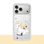 Ốp điện thoại cứng hình cô gái dễ thương từ tính cho iPhone 17 16 Pro 15 Pro Max 14 Vỏ bảo vệ mờ mờ mờ mờ