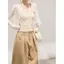 Mai Ren Dây Cổ Bên Trong Áo Vest Nữ Mùa Hè Phong Cách Mới Mỏng Slim-fit Dài Tay Cardigan Top Mỏng Hơn Nhìn Hai
