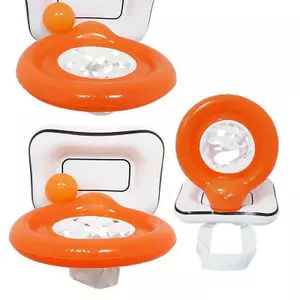 Bộ mũ bóng rổ bơm hơi HFTOY PVC bền hoàn hảo cho các bữa tiệc & lễ hội Ném đồ chơi thể thao không khí sống động có thể đeo được ~