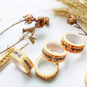 Băng họa tiết cần câu sáng tạo cho đồ thủ công DIY, gói quà, trang trí nhật ký FSI