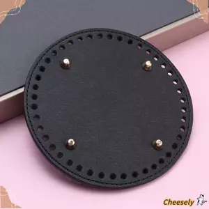 Túi dài CHEESELY Đáy hình bầu dục Handmade Chất liệu đáy Túi móc da PU