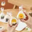 500 chiếc Túi đựng cơm tròn hoạt hình Stiers Nori Rong biển Túi Stier Sushi Làm khuôn Dụng cụ Bento Phụ kiện ELWW