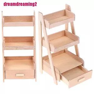 Giá Đỡ Chậu Hoa Bằng Gỗ Tỉ Lệ 1: 12 Trang Trí Nhà Búp