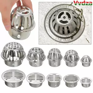 VVDZA Vỏ thoát nước ban công Vòng tròn hữu ích Chống tắc Thoát nước Lắp ống nước