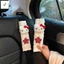 Vỏ dây an toàn ô tô Cartoon Kitty - Miếng đệm vai bảo vệ chống rối cho nội thất ô tô