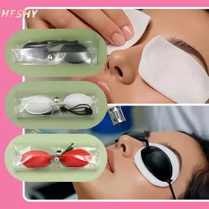 HFSHY Silicone Mềm Bảo Vệ Mắt Kính Cho IPL Laser LED UV Điều Trị Đèn UV Linh Hoạt Bảo Vệ Mắt Kính Chống Nắng Thuộc Da Kính Tắm Nắng Kính Mắt VN