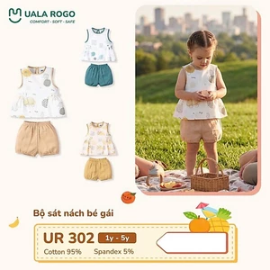 Bộ Cộc Tay Uala Rogo Cho Bé UR2171 UR2208 UR2371 UR3827 UR3832 UR3835 UR3839 UR058 UR302 UR296