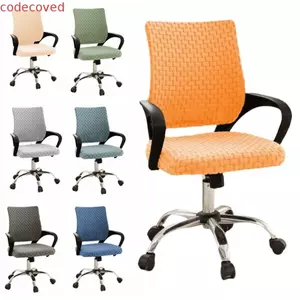 COCODECOVED 2 Cái / bộ Vỏ bọc ghế văn phòng, Vỏ bọc ghế có thể co giãn thoáng khí, Dễ dàng lắp đặt Tấm bảo vệ ghế đàn hồi cao chống bẩn có thể tháo rời Dệt may gia đình