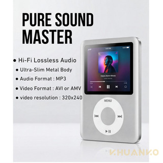 Máy nghe nhạc MP3 Phiên bản học sinh Mini Di động có màn hình Sách điện tử tiếng Anh Đọc sách trung học Máy nghe nhạc MP4 QNFV