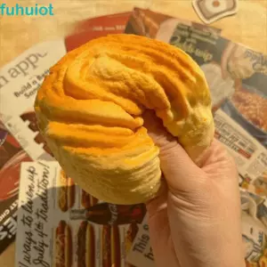 FUHUIOT Mô Phỏng Bánh Mì Nướng Bóp, Kết Cấu Mềm Hút Ngón Tay Đồ Chơi Squishy Tăng Chậm, Trẻ Em Học Sinh Xốp Mô Phỏng Đồ Chơi Thần Tài Cảm Giác Tăng Chậm