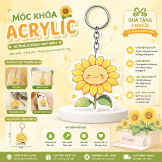 Móc khoá "  Hoa hướng dương siêu xinh "