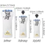 Vỏ gỗ chơi gôn Spaceman No. 1 Fairway Gỗ Hỗn Hợp Gỗ Nắp Đa Năng PU Chống Thấm Nước Dày Đầu