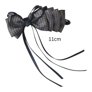 Hàn Quốc Lưới Nơ Chuối Kẹp Phong Cách Mới Streamer Phong Cách Cao Thấp Dọc Kẹp Phẳng Ngang Kẹp Dọc Kẹp Nữ