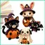 Bộ chăn bông May nhân vật vui nhộn Trang trí thủ công Halloween DIY Quilting Kit dành cho người lớn Người mới bắt đầu Halloween sonlekvn