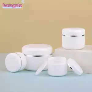 BORAGETE 20ml ~ 250ml Hộp đựng mỹ phẩm Hộp đựng du lịch bằng nhựa Hộp đựng mẫu rỗng Lọ đựng đồ trang điểm chống rò rỉ