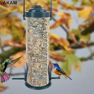 LAKAM 1 Dụng cụ treo thức ăn cho thú cưng ngoài trời nhiều lỗ